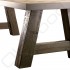 Robuuste houten tafel - Milaan-Poten RAL kleur